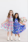 Floral Frenzy S/S Pocket Twirl Dress - Mila & Rose ®