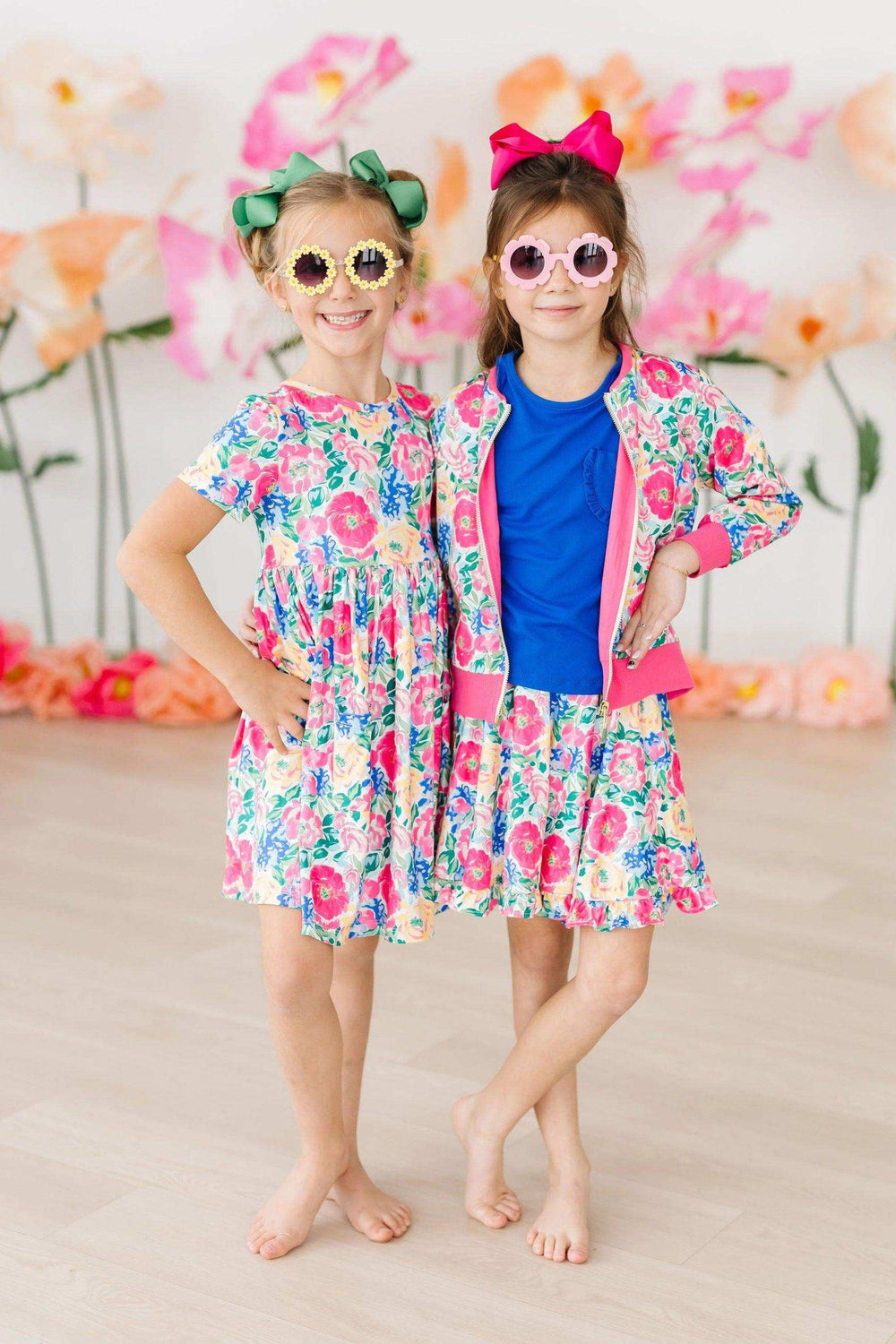 Wildflower Wishes Satin Jacket - Mila & Rose ® - Flyclothing LLC