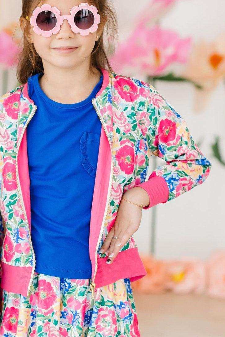 Wildflower Wishes Satin Jacket - Mila & Rose ® - Flyclothing LLC