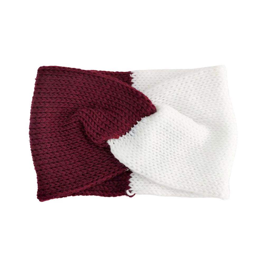 Game Day Two Tone Knit Earmuff Headband - Madeline Love - Flyclothing LLC