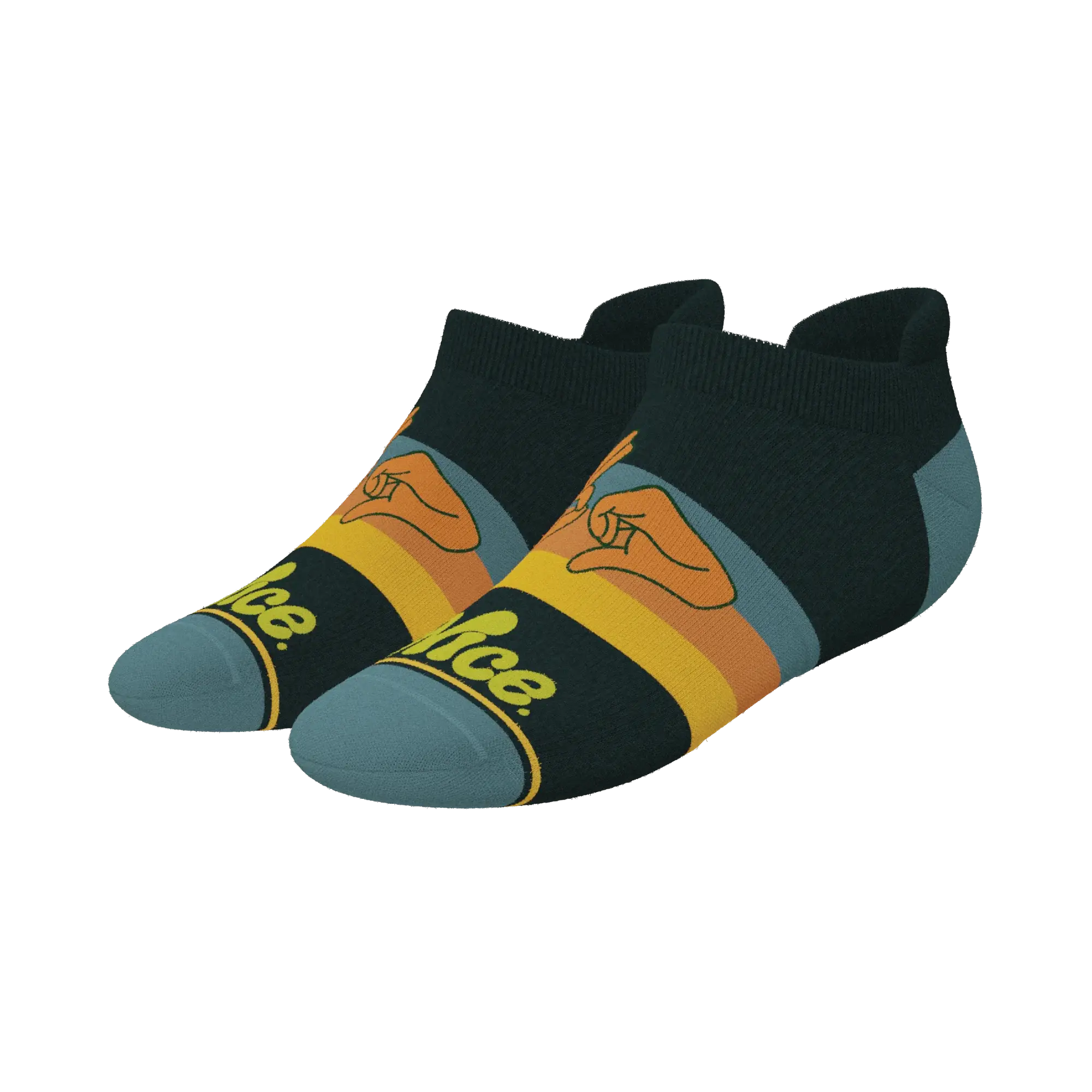 The Wine Dine & 69 | Route 69 Heel Hammock™ Ankle Socks - Shinesty - Flyclothing LLC