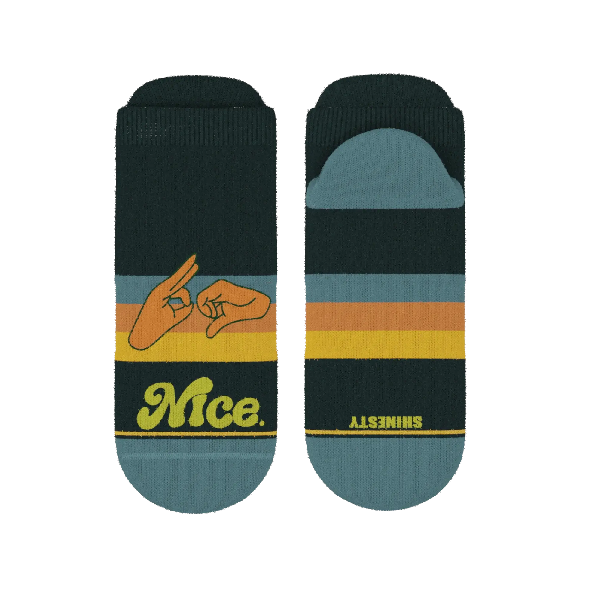 The Wine Dine & 69 | Route 69 Heel Hammock™ Ankle Socks - Shinesty - Flyclothing LLC