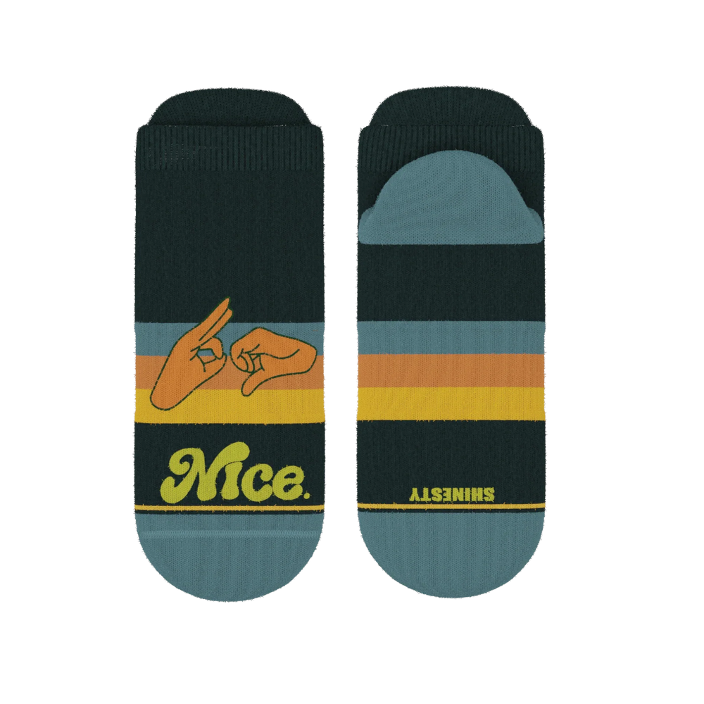 The Wine Dine & 69 | Route 69 Heel Hammock™ Ankle Socks - Shinesty - Flyclothing LLC