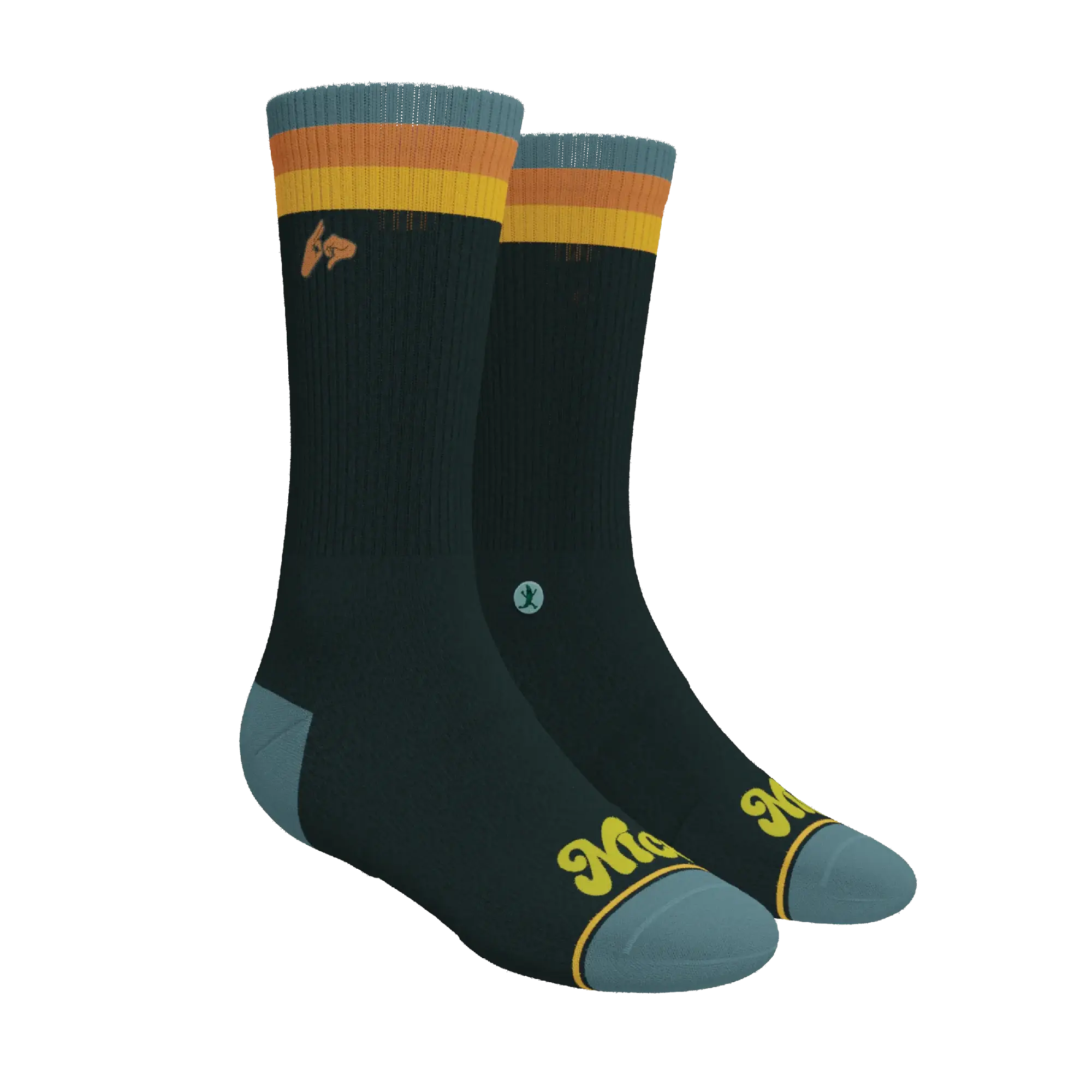 The Wine Dine & 69 | Route 69 Heel Hammock™ Crew Socks - Shinesty - Flyclothing LLC