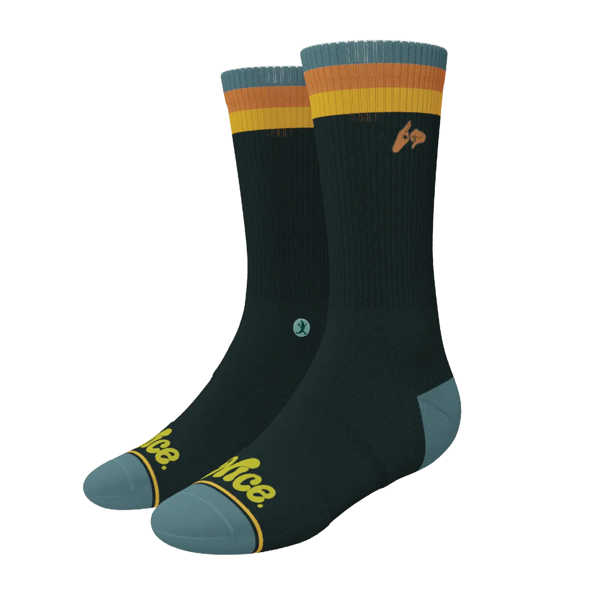 The Wine Dine & 69 | Route 69 Heel Hammock™ Crew Socks - Shinesty - Flyclothing LLC