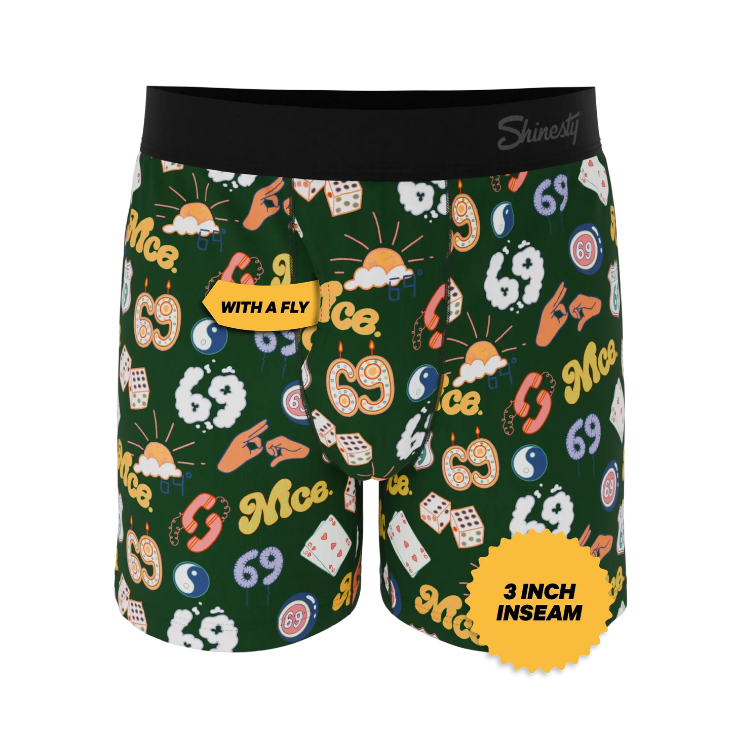 The Wine Dine & 69 | Route 69 Boxers - Shinesty - Flyclothing LLC
