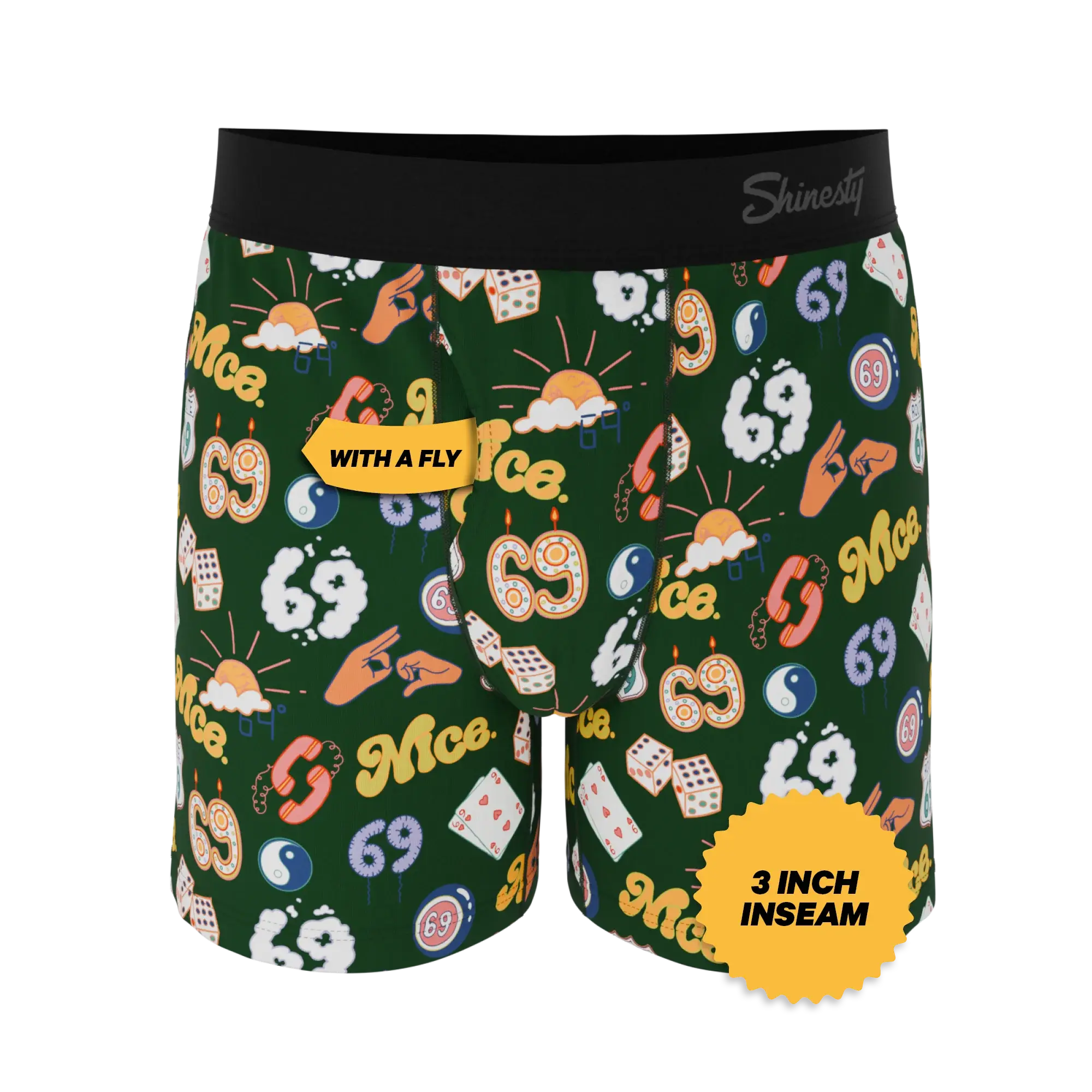The Wine Dine & 69 | Route 69 Boxers - Shinesty - Flyclothing LLC