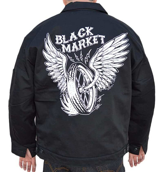 Black Market Art Company Wired Lined Shop Jacket - Black Market Art Company - Flyclothing LLC