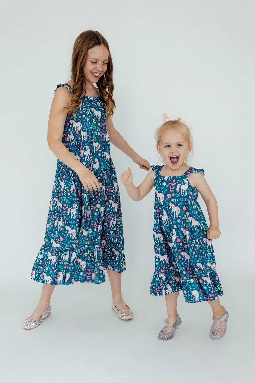 Wish Upon a Unicorn Ruffle Maxi Dress - Mila & Rose ® - Flyclothing LLC