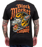 Black Market Art Company Wolf Speed Men's T-Shirt