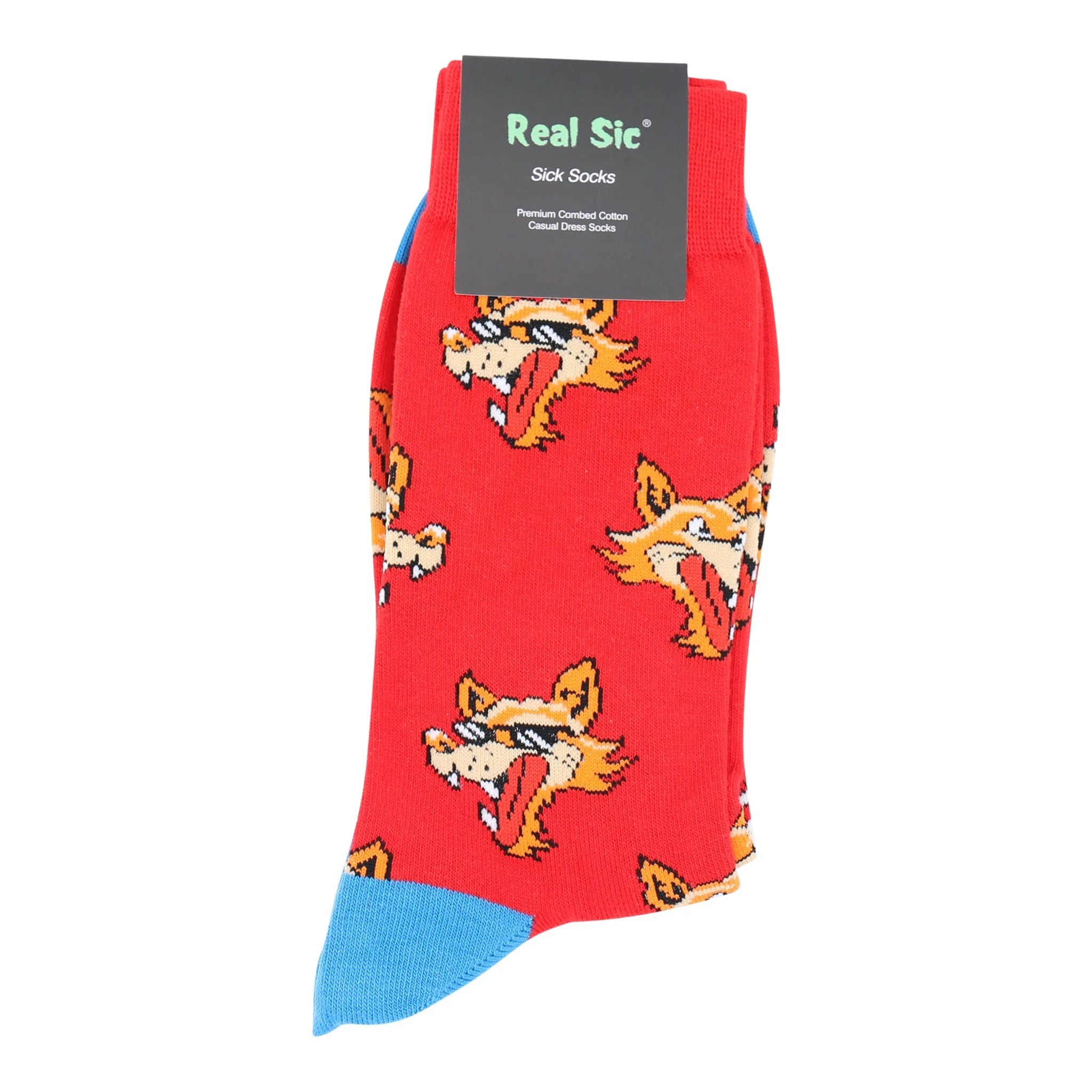 Wolf Socks - Comfy Cotton for Men & Women - Real Sic - Flyclothing LLC