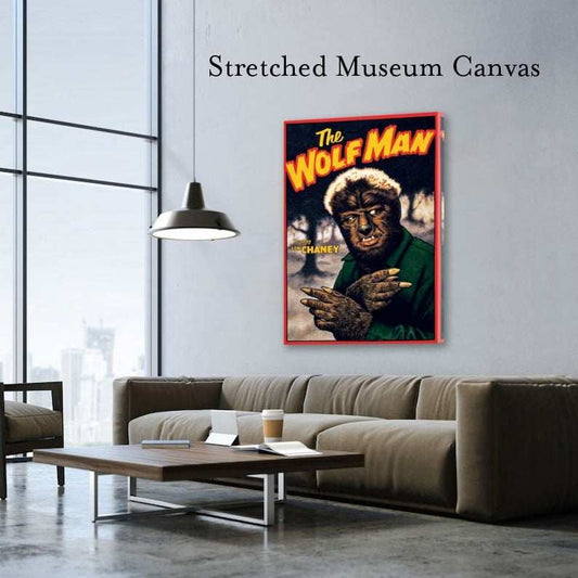 Black Market Art Company Wolf Man Movie Poster Print - Black Market Art Company - Flyclothing LLC