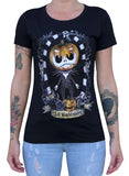 Black Market Art Company Lil Nightmare Womens Loose Neck T-Shirt