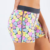 The Candy Crush | Candy Hearts Women’s Boxers - Shinesty - Flyclothing LLC