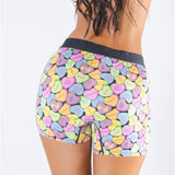 The Candy Crush | Candy Hearts Women’s Boxers - Shinesty - Flyclothing LLC