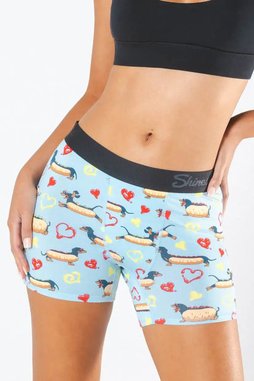 The Lovely Wiener | Wiener Dogs Women’s Boxers - Shinesty - Flyclothing LLC