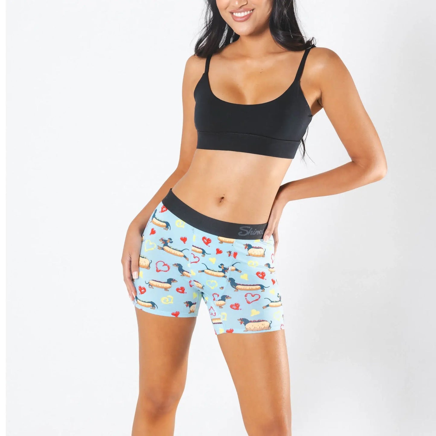 The Lovely Wiener | Wiener Dogs Women’s Boxers - Shinesty - Flyclothing LLC