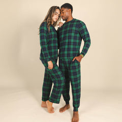 The Black Watch | Tartan Plaid SleepDeep™ Women’s Long Sleeve Pajama Set - Shinesty