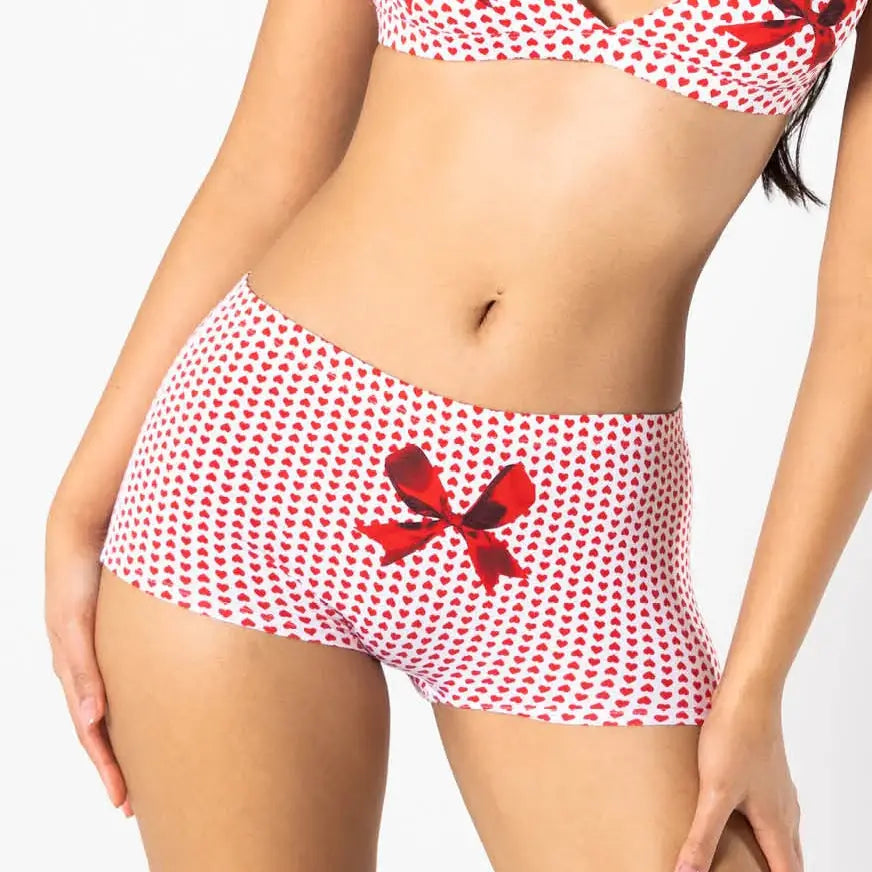 The Date Night | Valentine's Day Bow Modal Boyshort Underwear - Shinesty - Flyclothing LLC