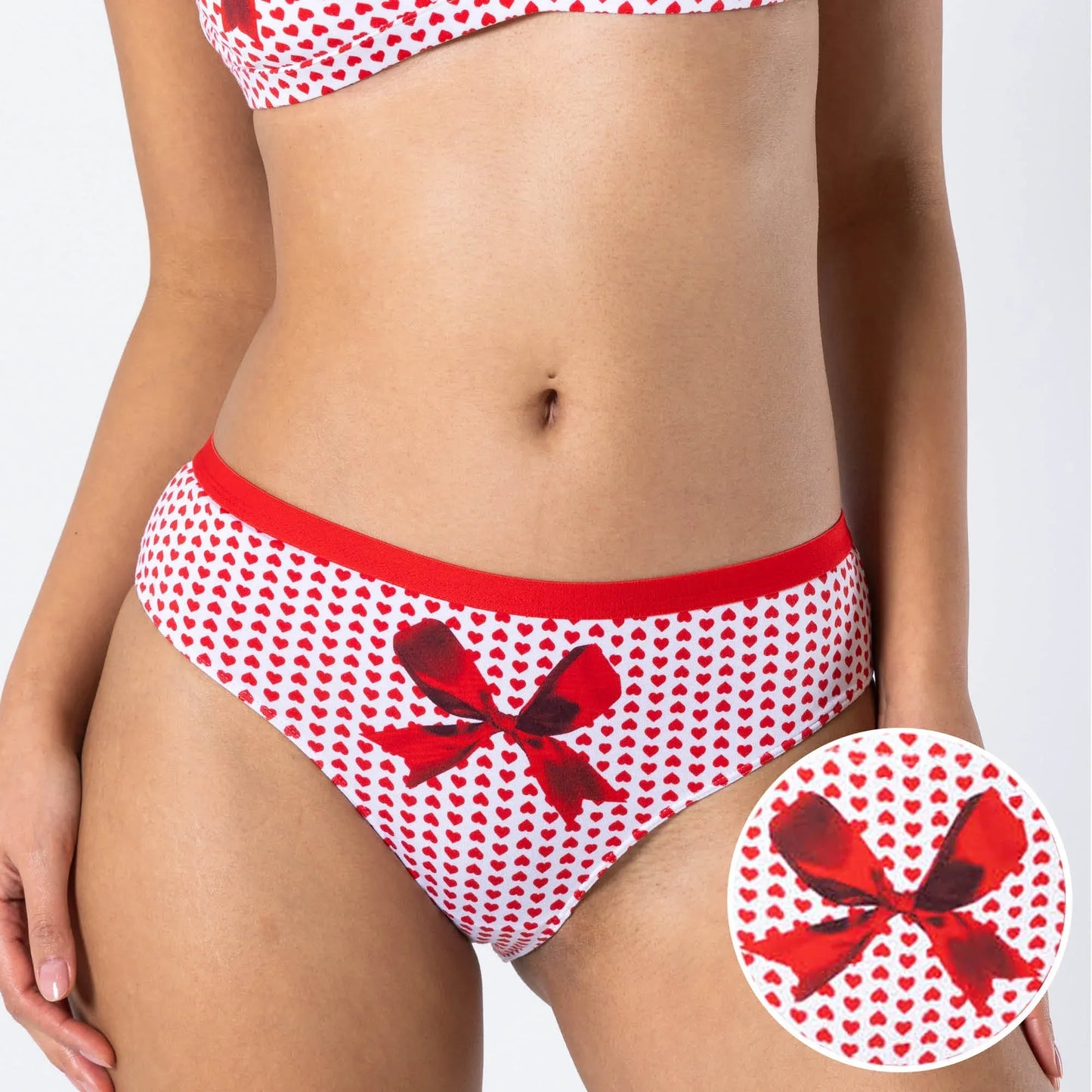 The Date Night | Valentine's Day Bow Cheeky Underwear - Shinesty - Flyclothing LLC