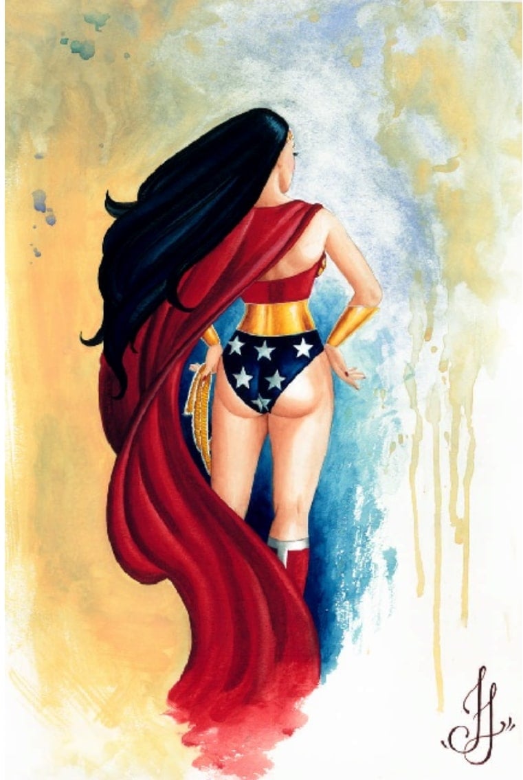 Black Market Art Company Wonder Woman Print