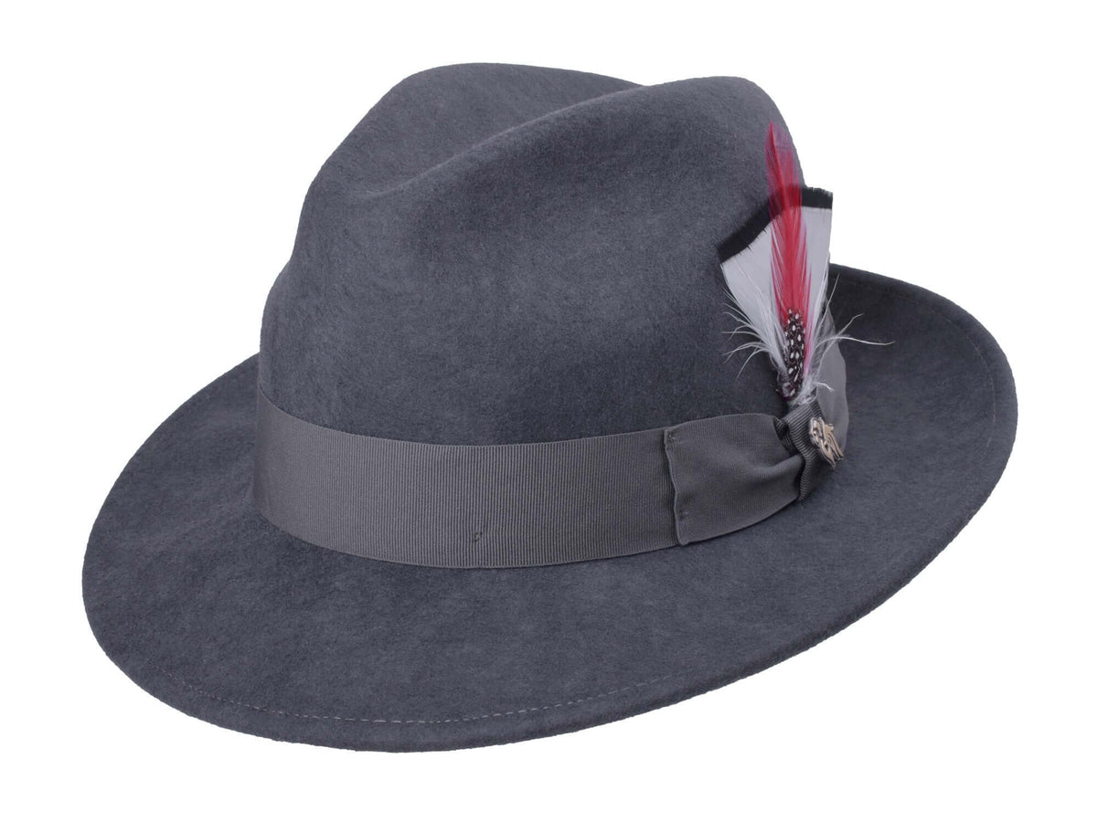 Wool Felt Fedora Deluxe Hat — Men's Classic Style