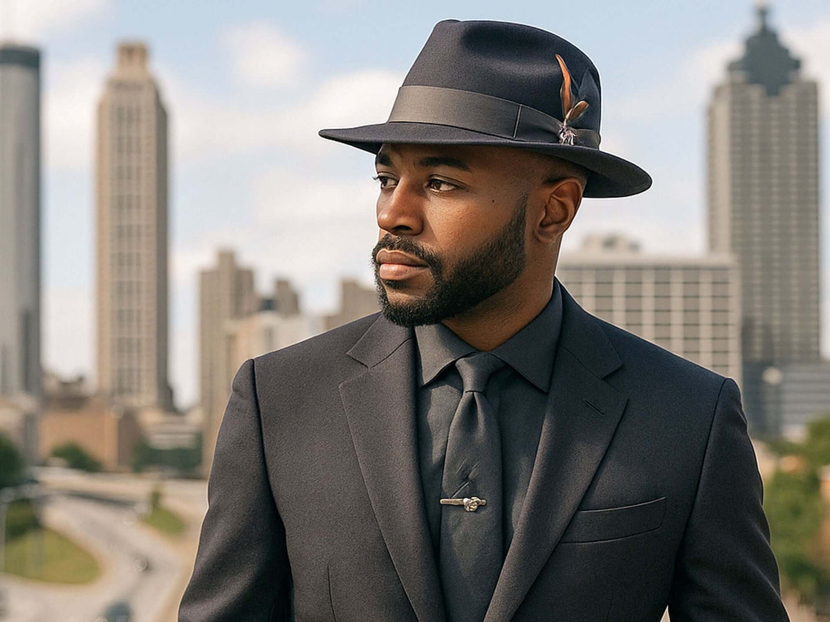 Wool Felt Fedora Deluxe Hat — Men's Classic Style