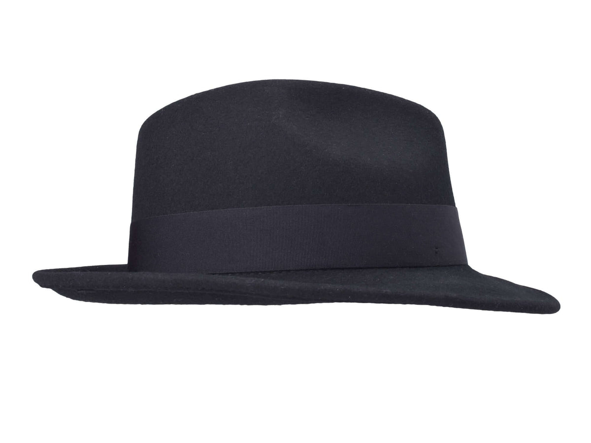 Wool Felt Fedora Deluxe Hat — Men's Classic Style