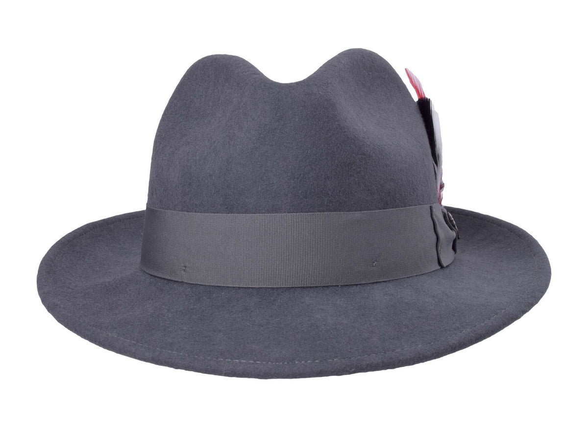 Wool Felt Fedora Deluxe Hat — Men's Classic Style