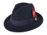 Wool Felt Fedora Deluxe Hat — Men's Classic Style