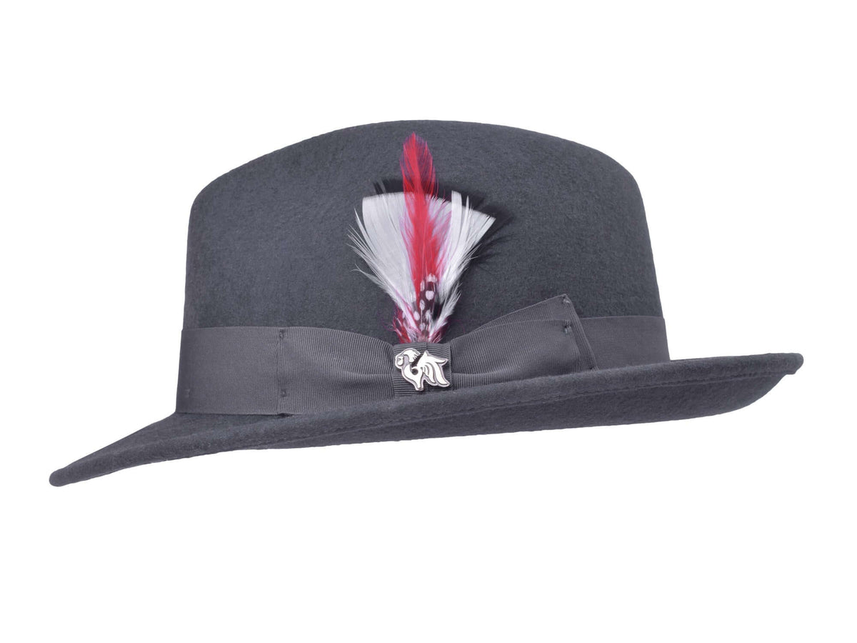 Wool Felt Fedora Deluxe Hat — Men's Classic Style
