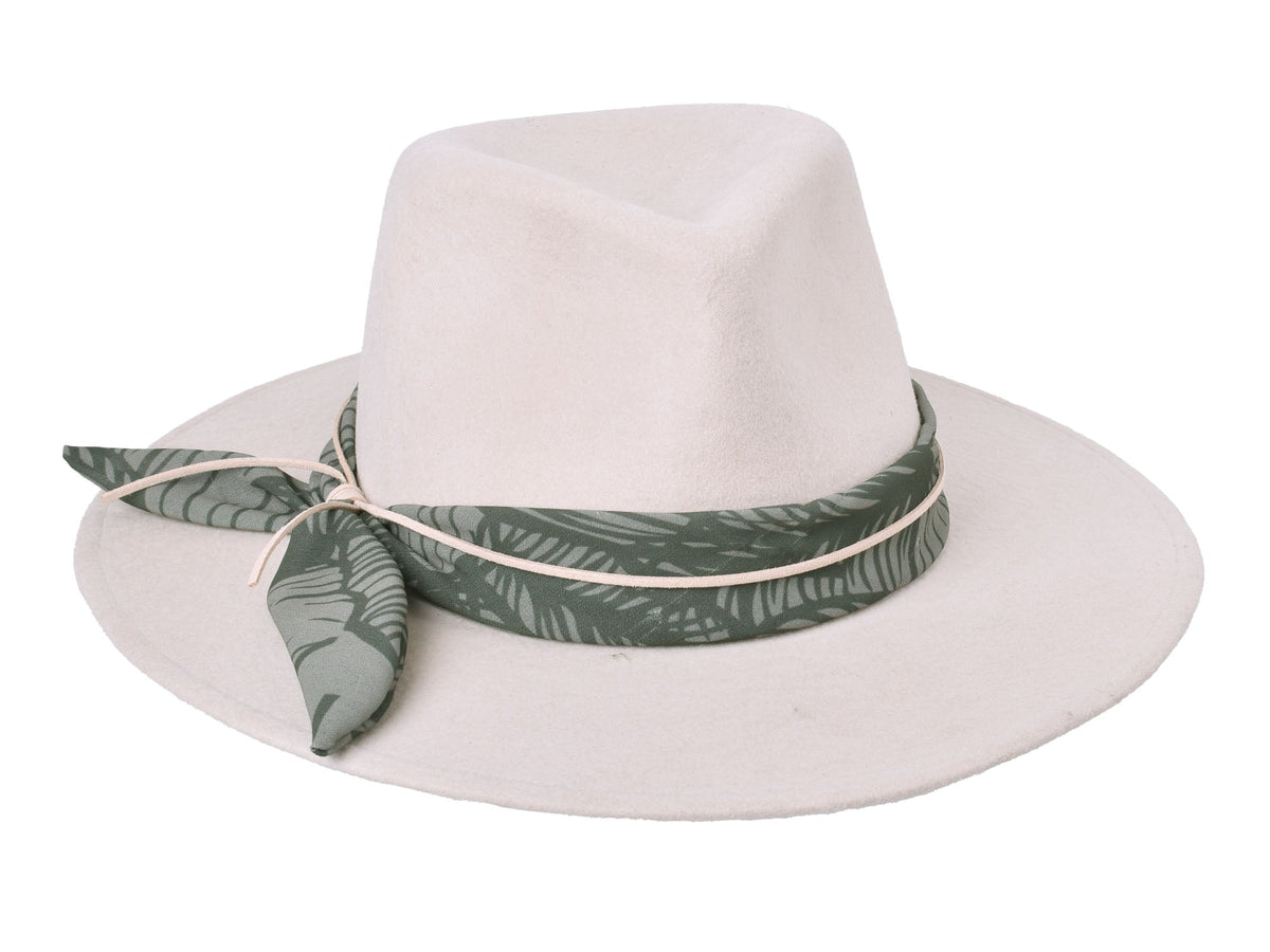 Wool Felt Hat Rain Forest