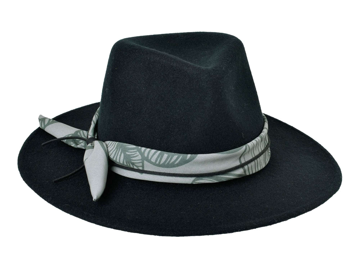 Wool Felt Hat Rain Forest