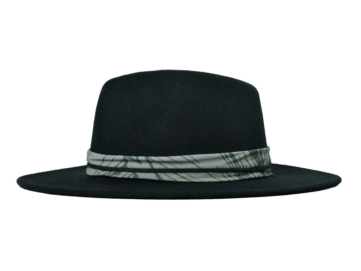 Wool Felt Hat Rain Forest