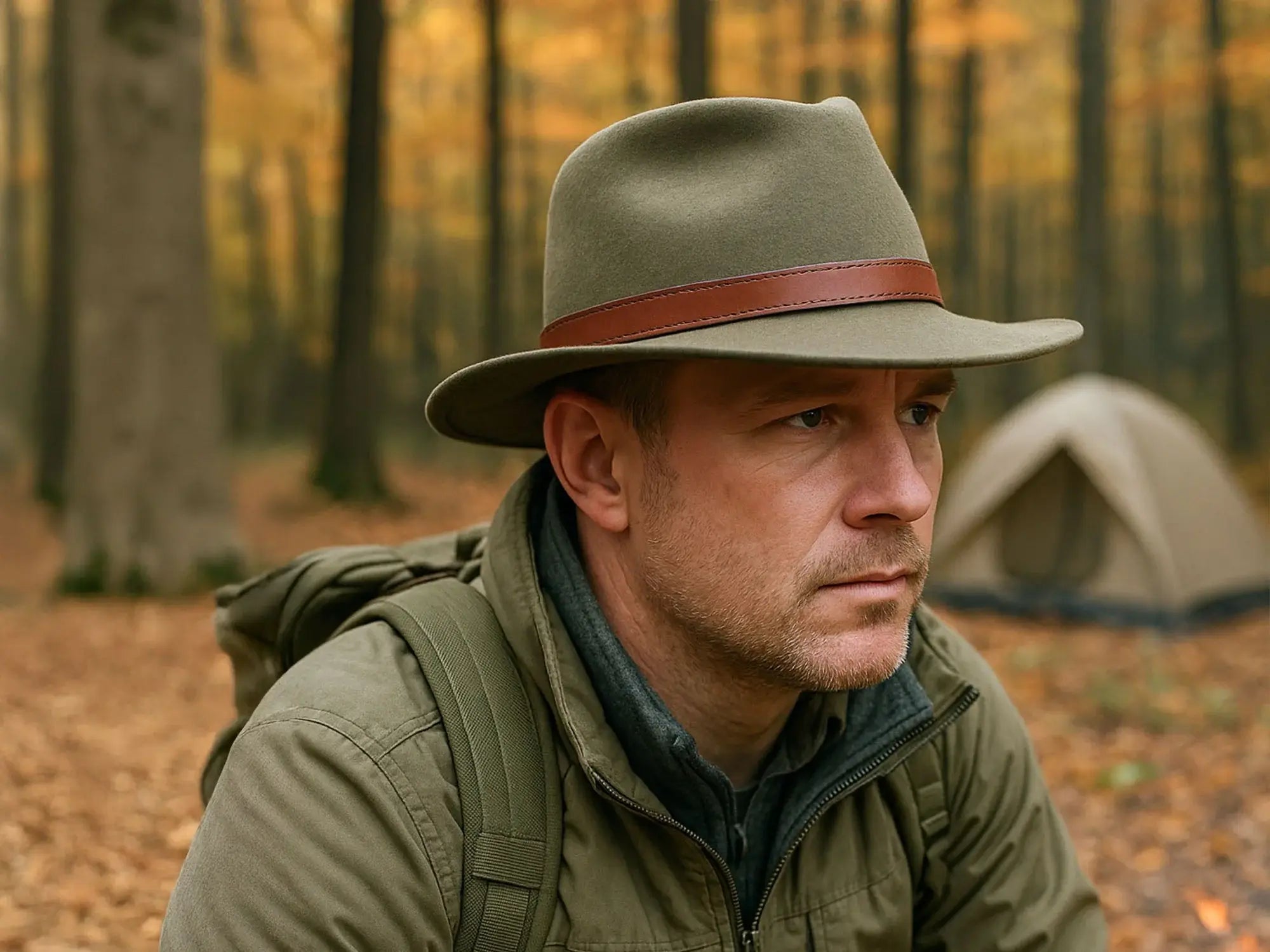 Wool Felt Outdoor Hat Merino Livorno - Bigalli Hats USA - Flyclothing LLC