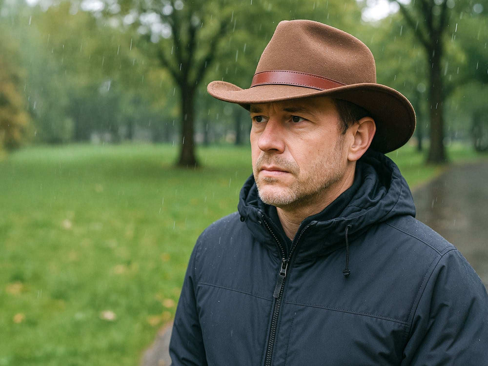 Wool Felt Outdoor Hat Merino Outback - Bigalli Hats USA - Flyclothing LLC