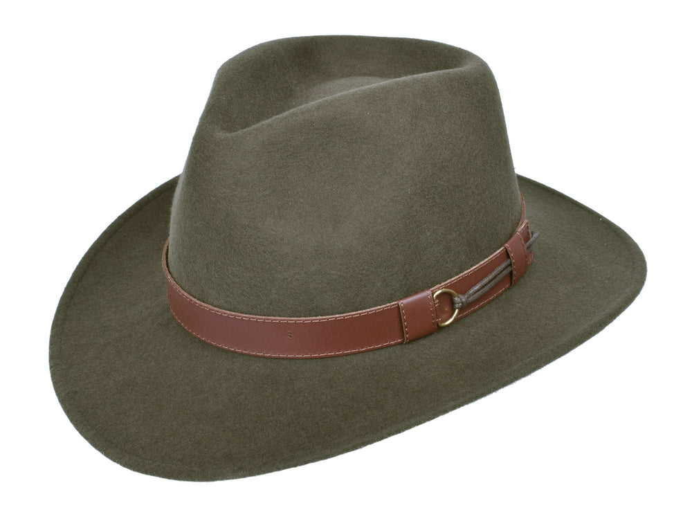Wool Felt Outdoor Hat Merino Outback - Bigalli Hats USA - Flyclothing LLC