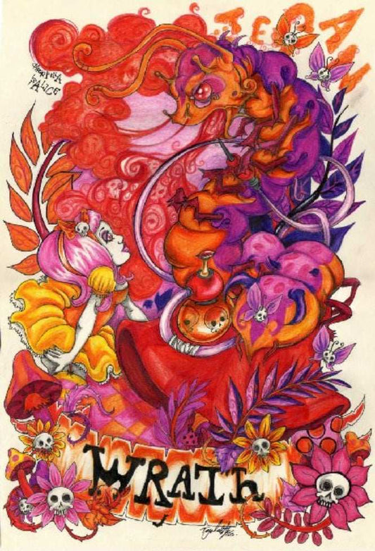 Black Market Art Company Wrath Print - Black Market Art Company - Flyclothing LLC