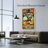 Black Market Art Company Wyoming Rodeo Poster & Art Print / Wall Art / Western Decor Print