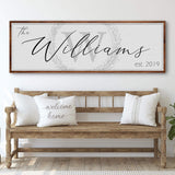 Family Sign - Tailored Canvases - Flyclothing LLC