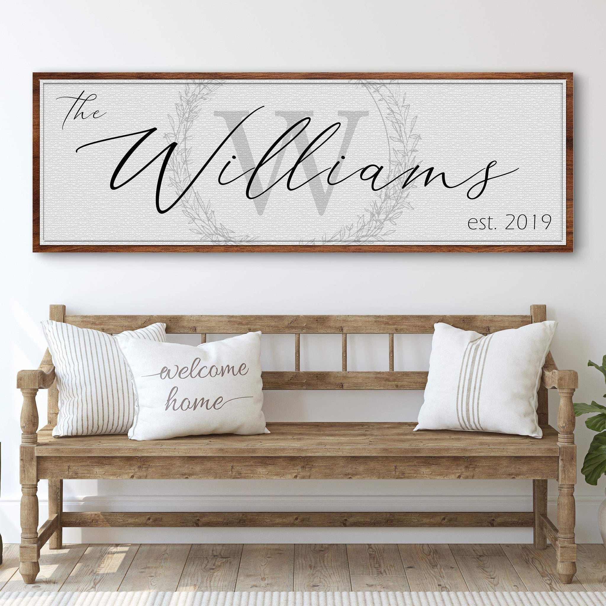 Family Sign - Tailored Canvases - Flyclothing LLC