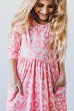 XOXO 3/4 Sleeve Pocket Twirl Dress - Mila & Rose ® - Flyclothing LLC