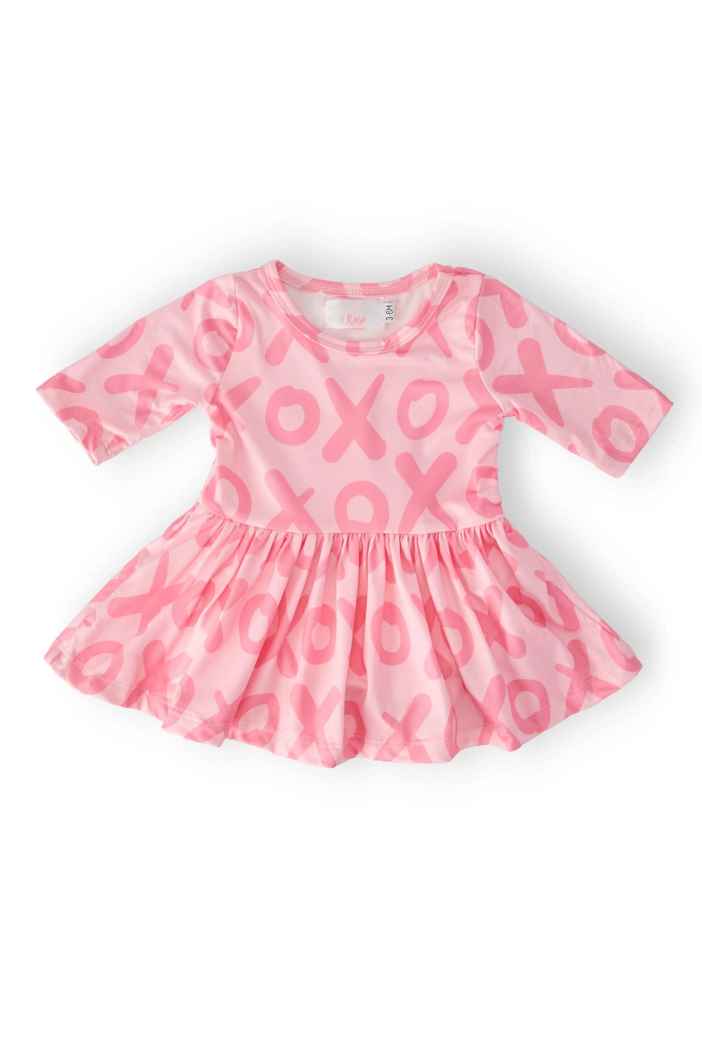 XOXO 3/4 Sleeve Twirl Bodysuit - Mila & Rose ® - Flyclothing LLC