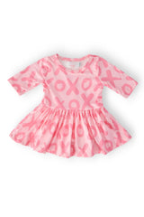 XOXO 3/4 Sleeve Twirl Bodysuit - Mila & Rose ® - Flyclothing LLC