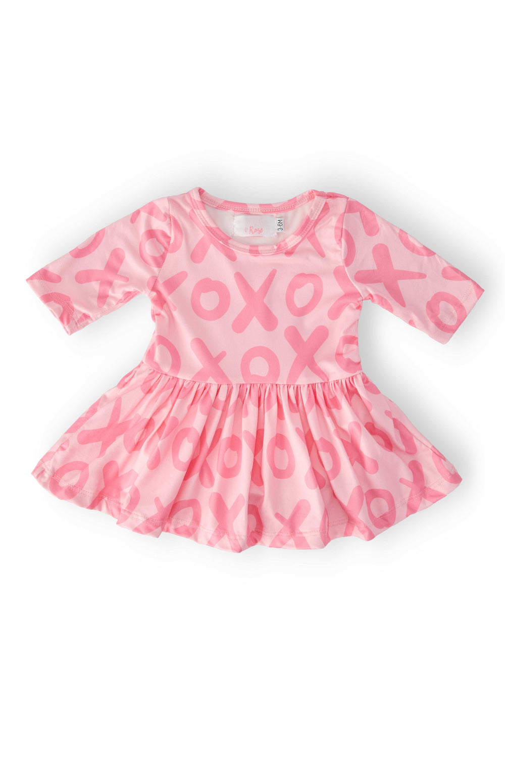 XOXO 3/4 Sleeve Twirl Bodysuit - Mila & Rose ® - Flyclothing LLC