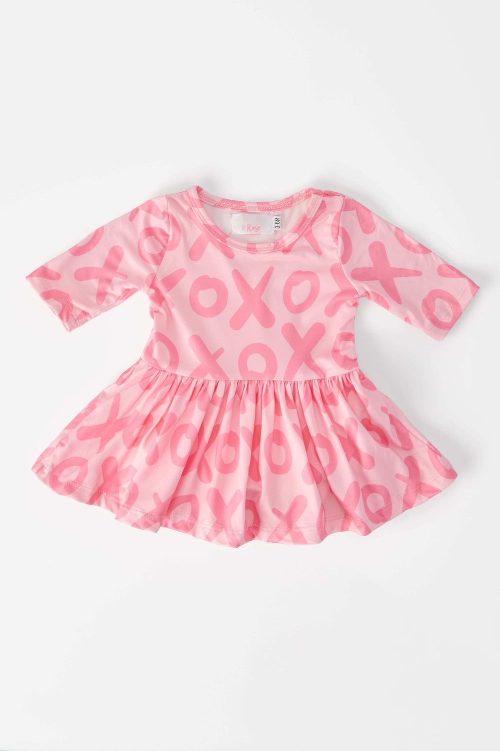 XOXO 3/4 Sleeve Twirl Bodysuit - Mila & Rose ® - Flyclothing LLC