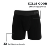 The Threat Level Midnight | Black XTREME Fart Proof Ball Hammock® Boxer - Shinesty - Flyclothing LLC