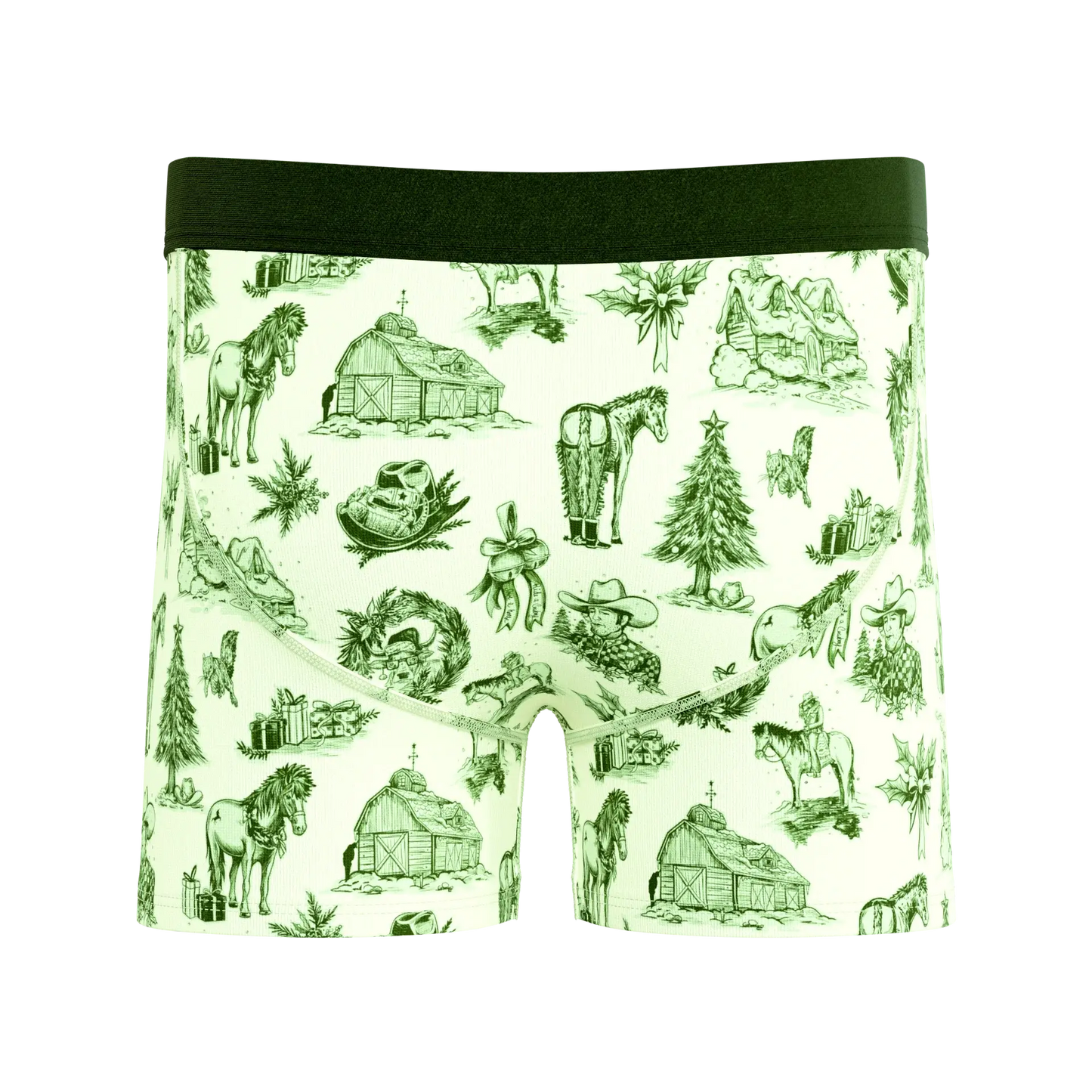 The Western Wonderland | Western Toile Boy's Boxer Briefs - Shinesty - Flyclothing LLC