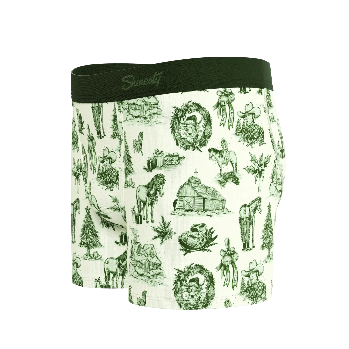 The Western Wonderland | Western Toile Boy's Boxer Briefs - Shinesty - Flyclothing LLC
