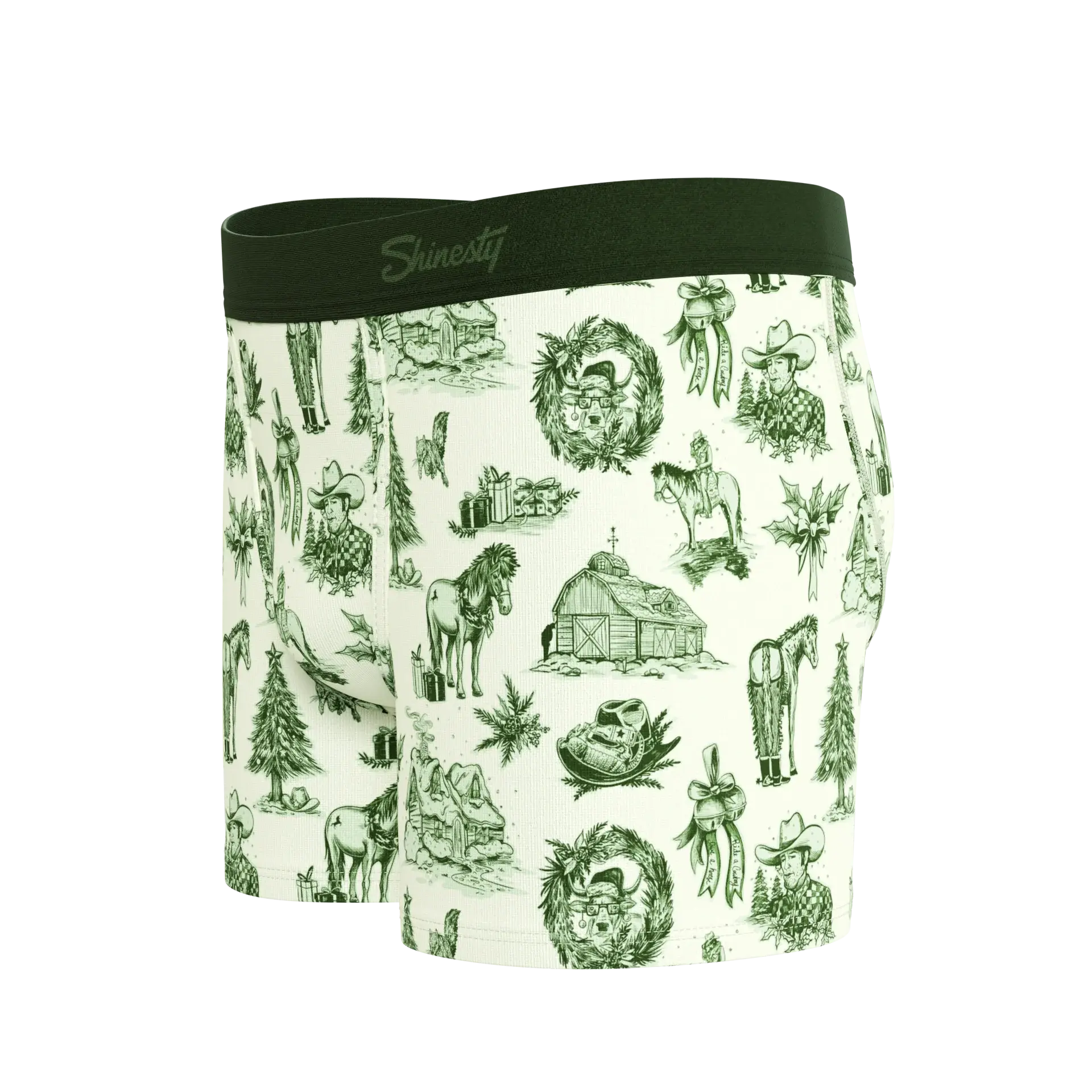 The Western Wonderland | Western Toile Boy's Boxer Briefs - Shinesty - Flyclothing LLC